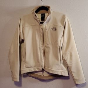 The North Face cream jacket